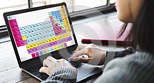 Periodic Table Chemical Chemistry Mendeleev Concept photo