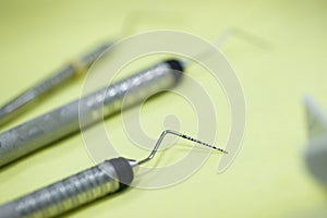 Periodontal probes for measuring pocket depths photo