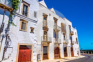 The periphery buildings of Locorontondo, Puglia, Italy