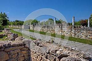 Peristyl komplex Abritus in present town Razgrad