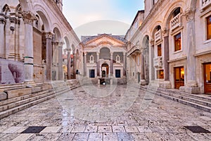 Peristyle in Diocletian Palace, Split, Croatia