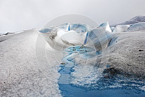 Perito Merino Glacier in Patagonia