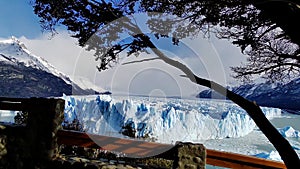 Perito Moreno Catwalks At El Calafate In Patagonia Argentina.