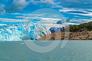 Perito Moreno Glacier on Argentina Lake at Los Glaciares National Park