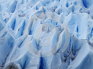 Perito Moreno Glacier Detail from the Air, Calafate Argentina
