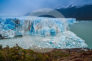 The Perito Moreno Glacier is a glacier located in the Los Glaciares National Park in Santa Cruz Province,