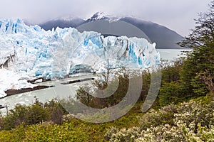 The Perito Moreno Glacier is a glacier located in the Los Glaciares National Park in Santa Cruz Province,