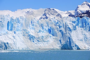 The Perito Moreno Glacier is a glacier located in the Los Glaciares National Park