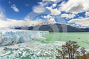 Perito Moreno Glacier in the Los Glaciares National Park, Argent photo