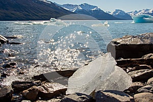 Perito moreno glacier panoramic view