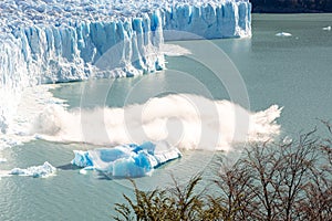 Perito moreno glacier panoramic view