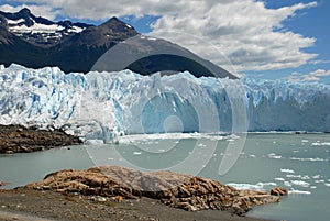 The Perito Moreno Glacier in Patagonia, Argentina.