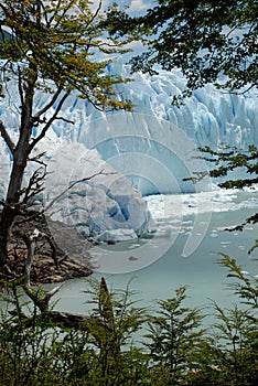 The Perito Moreno Glacier in Patagonia, Argentina.