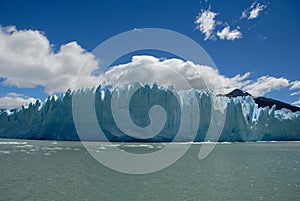 The Perito Moreno Glacier in Patagonia, Argentina.