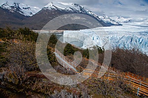 the perito moreno glacier in patagonia is one of the marveleus of argentina