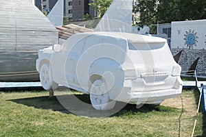 PERM, RUSSIA - JUN 11, 2013: Fictional sport utility vehicle