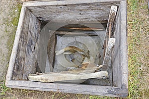 Permafrost Icebox with Whale Bones