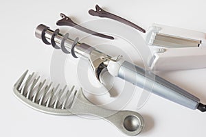 Permanent hair hairdresser tools