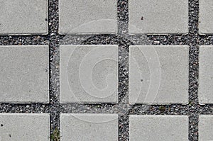Permeable concrete paving photo