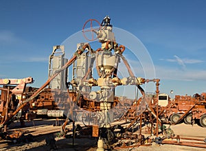 Permian BasinWellhead for Hydraulic Fracturing in West Texas