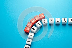 Permissible limits. Guide and warn of dangers.