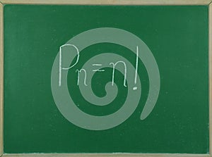 Permutation. photo