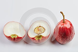 Perote fruit whole and slices photo