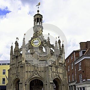 Perpendicular market cross in the centre of the city of Chichester, West Sussex, United Kingdom photo