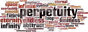 Perpetuity word cloud