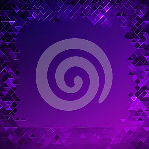 perple background with abstract triangle pattern