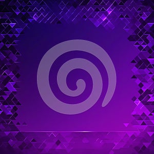 perple background with abstract triangle pattern