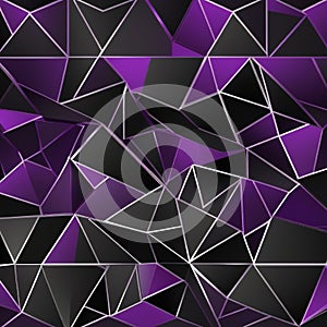 perple black background with abstract triangle pattern