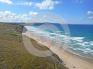 Perranporth Beach, Cornwall