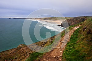 Perranporth, Cornwall South England photo