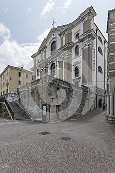 perron at s. Maria Maggiore church, Trieste, Friuli, Italy