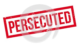 Persecuted rubber stamp photo