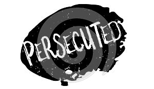 Persecuted rubber stamp photo