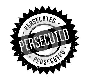 Persecuted rubber stamp photo