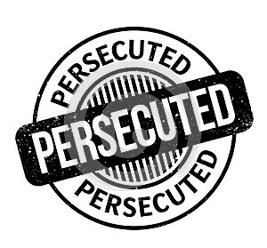 Persecuted rubber stamp photo