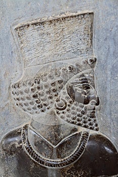 Persepolis bas-relief in stone