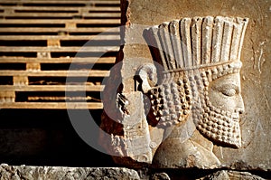 Persepolis is the capital of the ancient Achaemenid kingdom. sight of Iran. Ancient Persia.