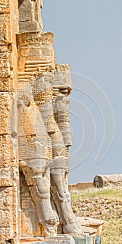 Persepolis Lamassu statues