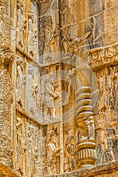 Persepolis royal tombs relief