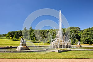 Perseus and Andromeda fountain, Witley Court, Worcestershire, England.