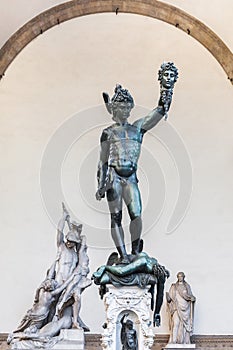 Perseus with the Head of Medusa, under Loggia dei Lanzi against