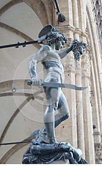 Perseus slaying medusa