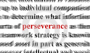 Perseverance photo