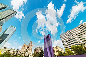 Pershing square in downtown Los Angeles