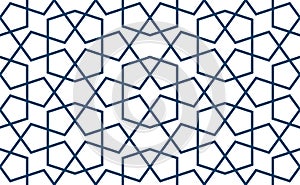 Persian geometric mosaic pattern for Ramadan card