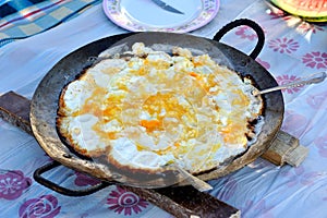 Persian Nimroo Eggs Sunny Side Up